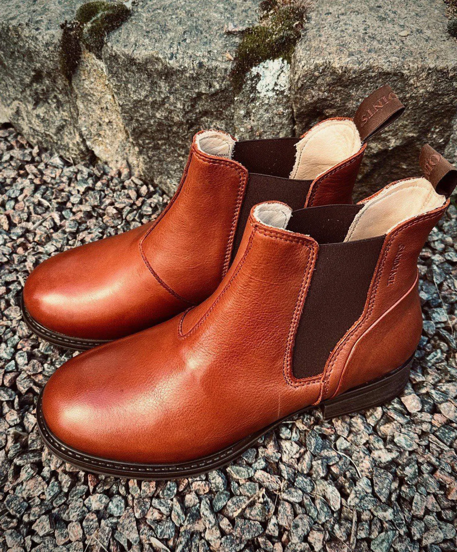 Pandora Chelsea boots — Nutbrown
