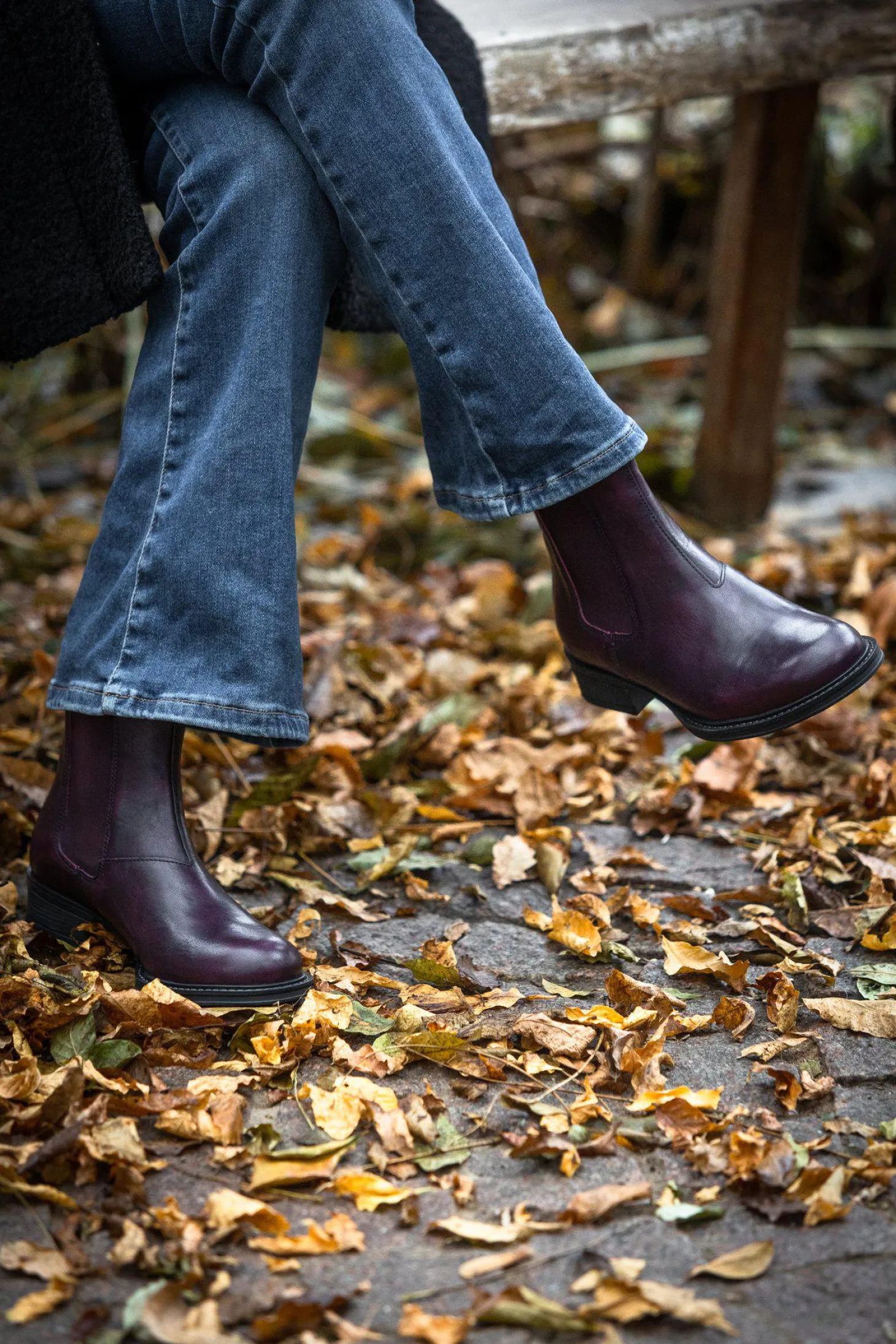 Pandora Chelsea boots — Purple