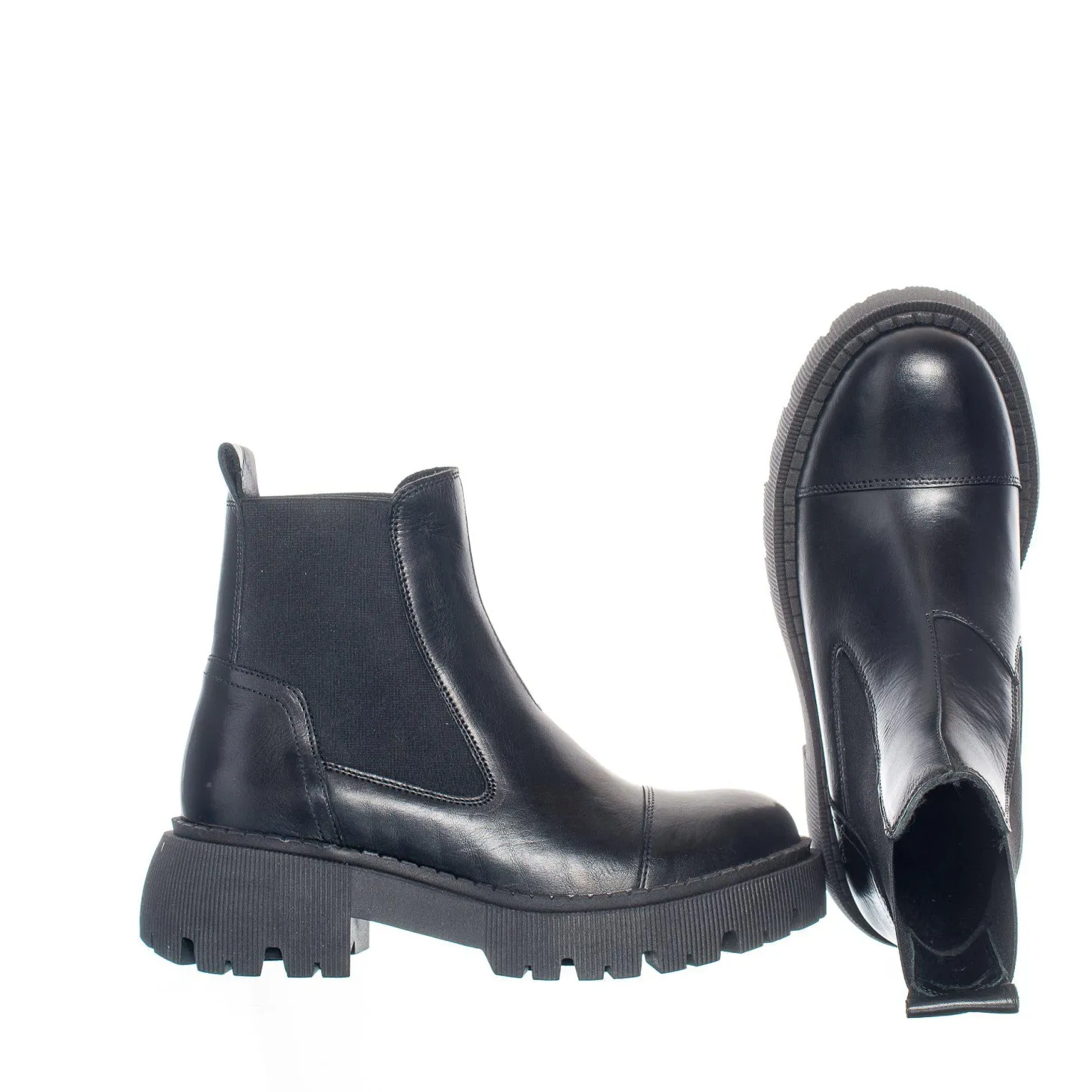 Pandora Chunky Chelsea boots — Black