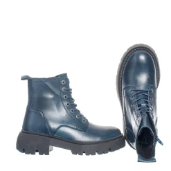 Pandora Chunky Laced boots — Blue