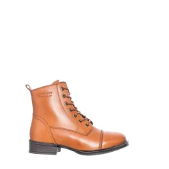 Pandora Laced boots — Cognac