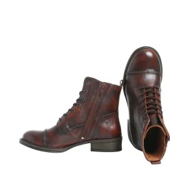 Pandora Laced boots — Rust