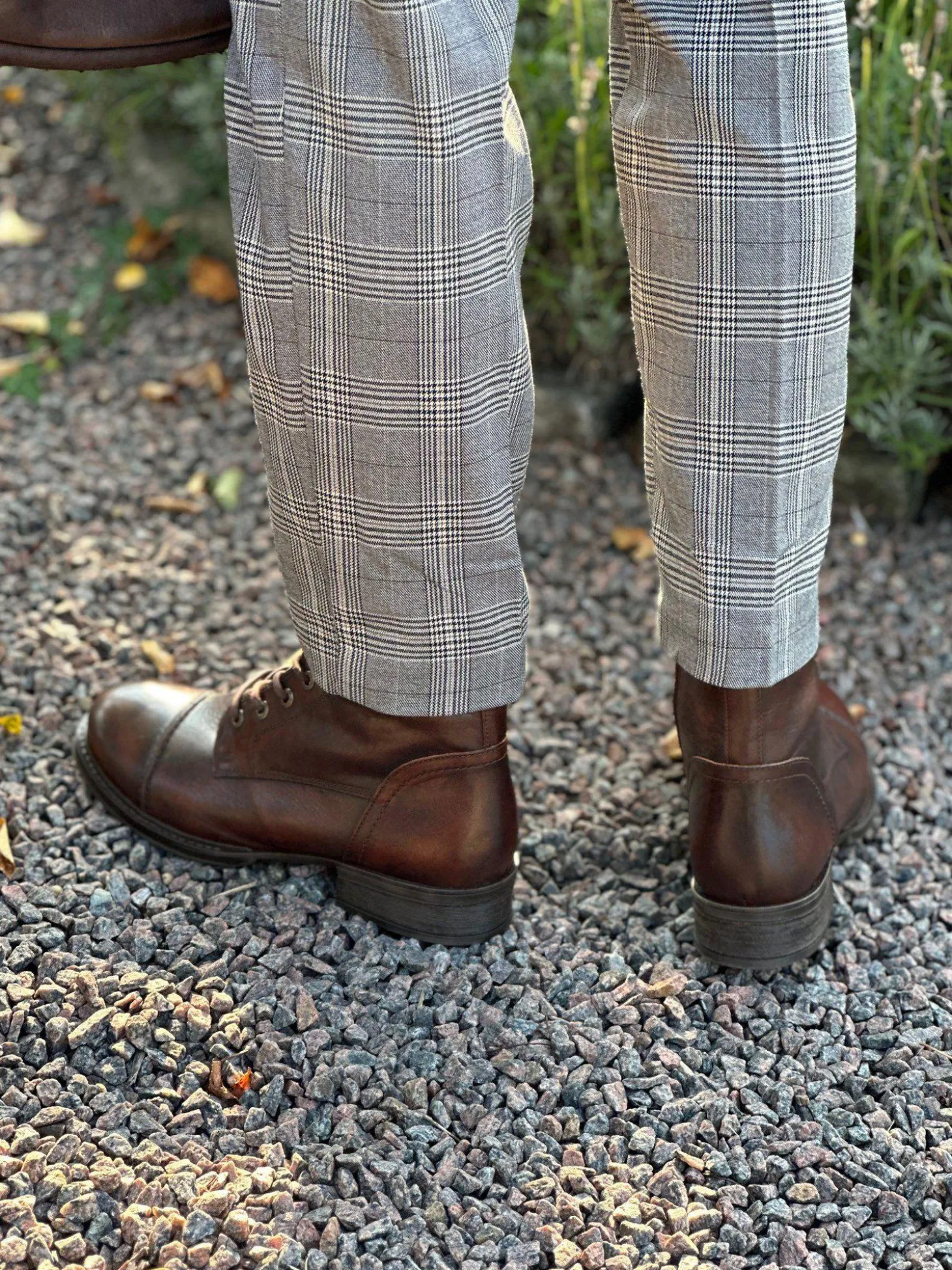 Pandora Laced boots — Rust