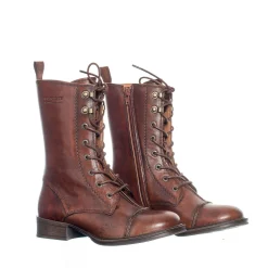 Pandora Laced boots — Rust