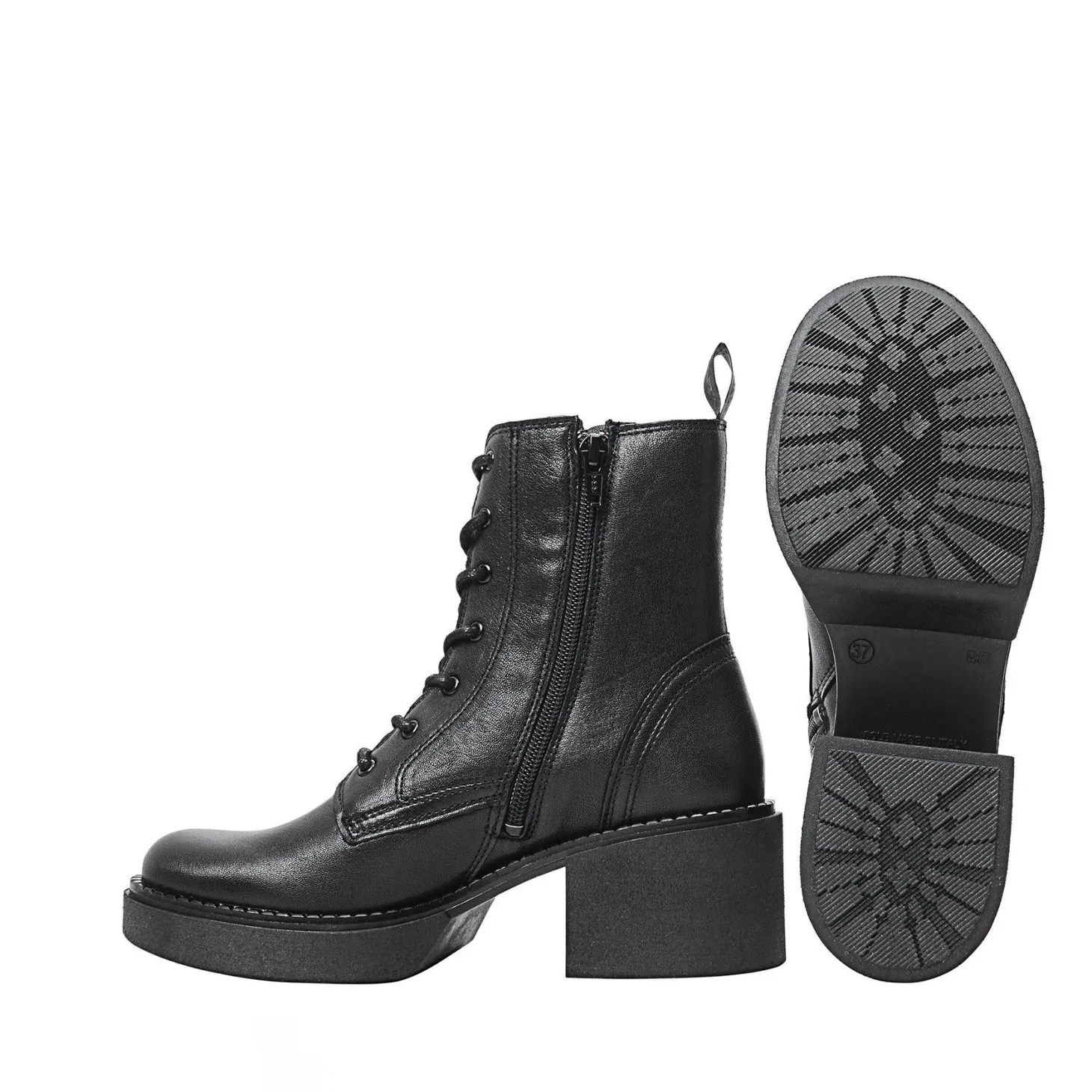 Selma Laced boots — Black
