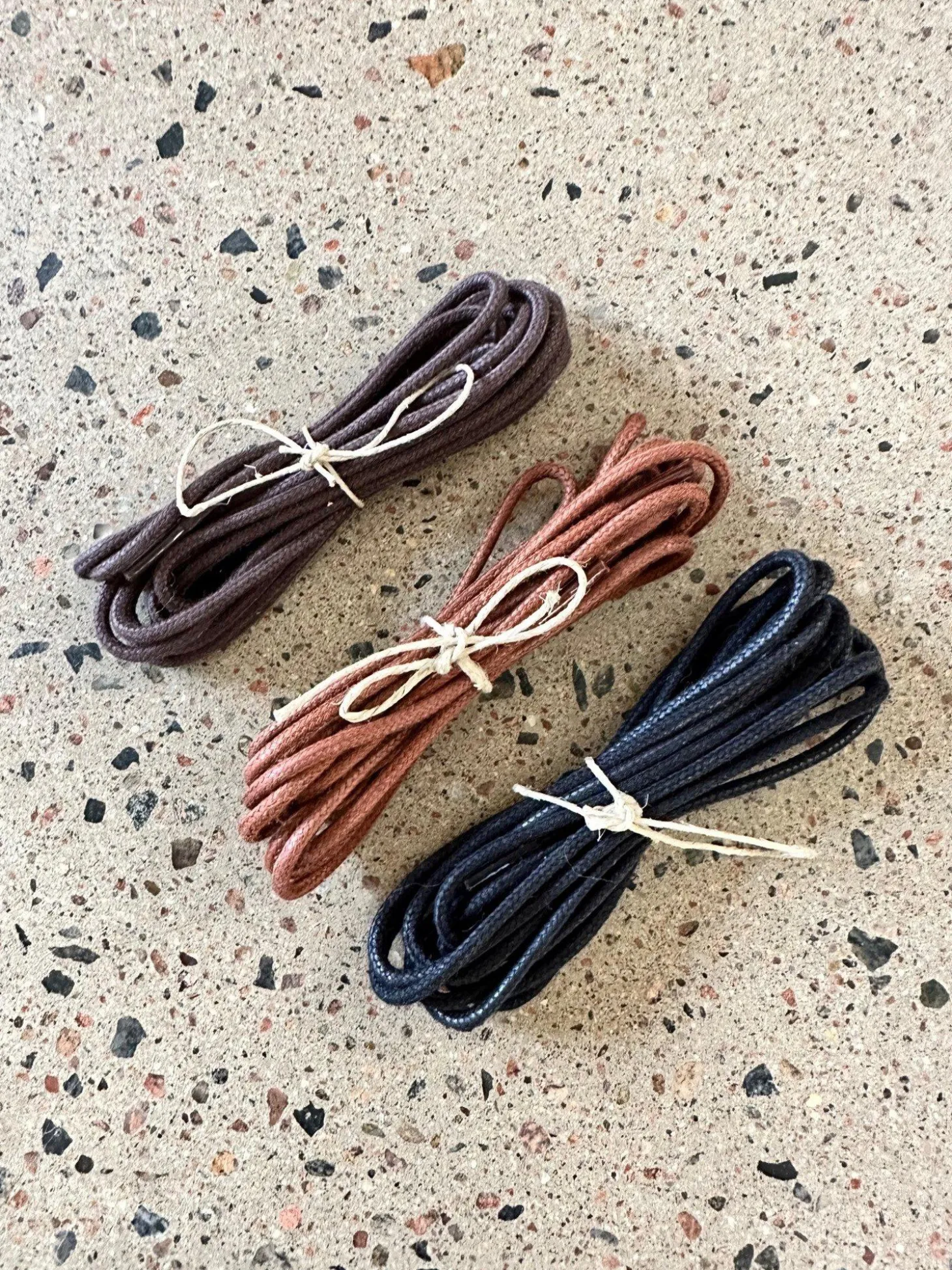 Shoelace 130cm Shoe care — Cognac