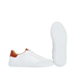 Toni Sneakers — White/Cognac