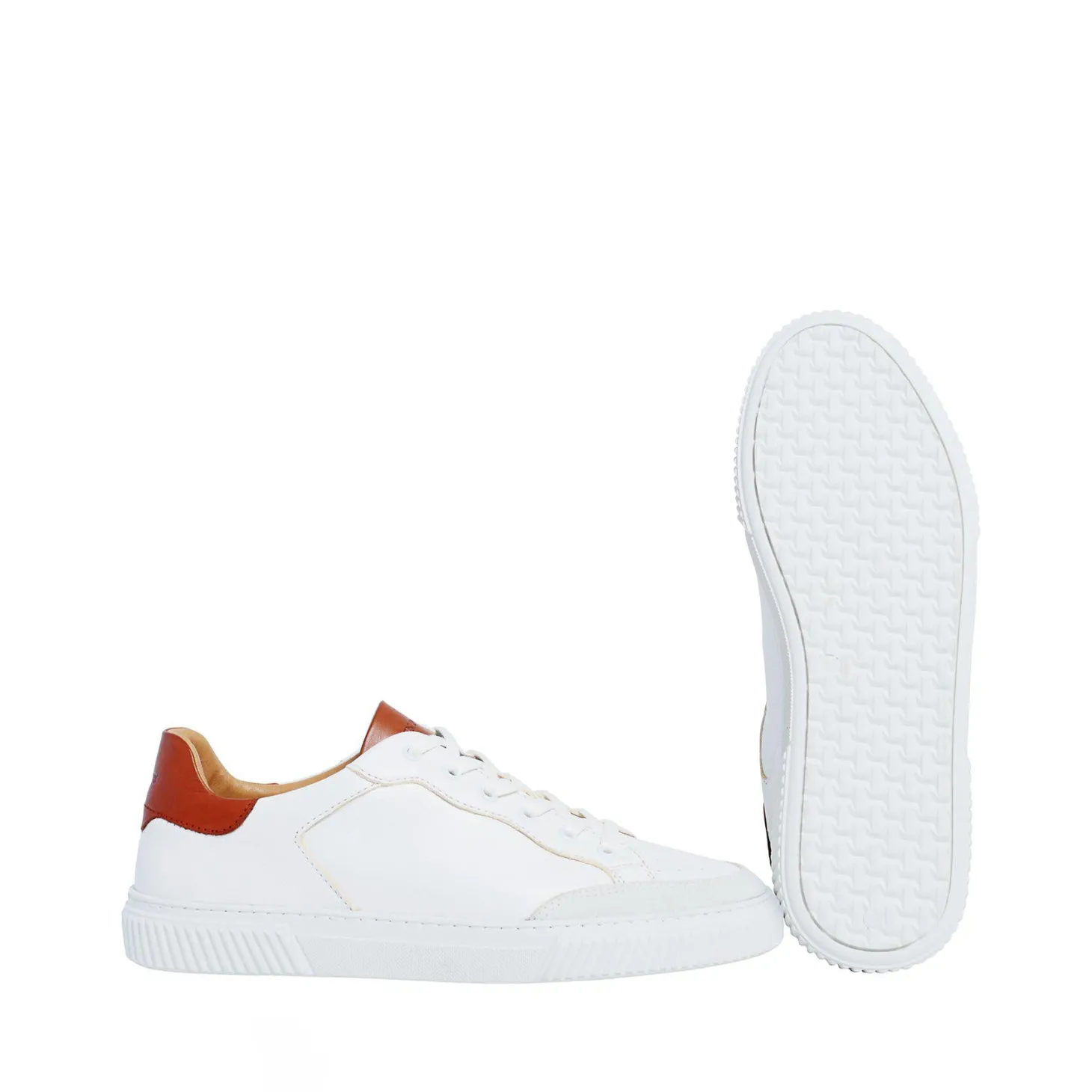 Toni Sneakers — White/Cognac