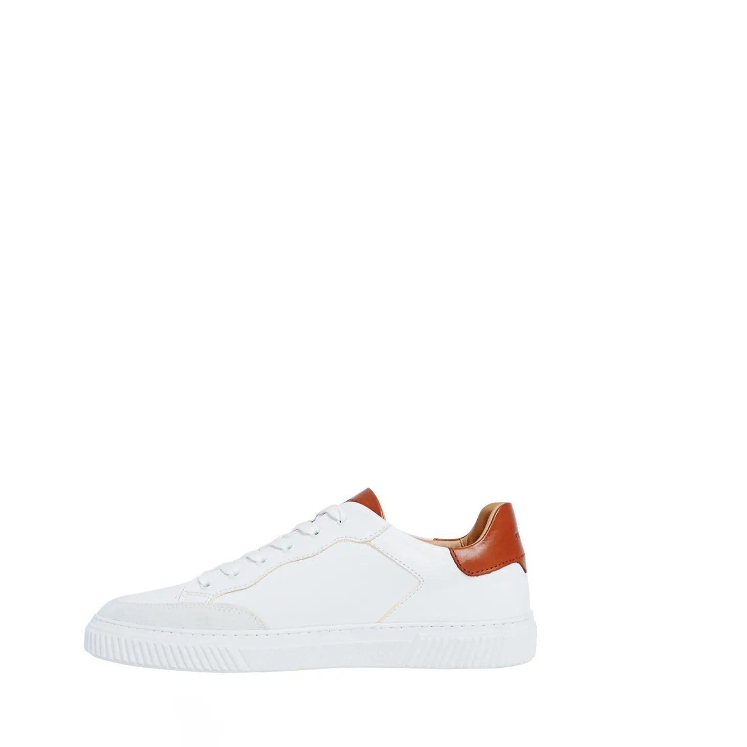 Toni Sneakers — White/Cognac