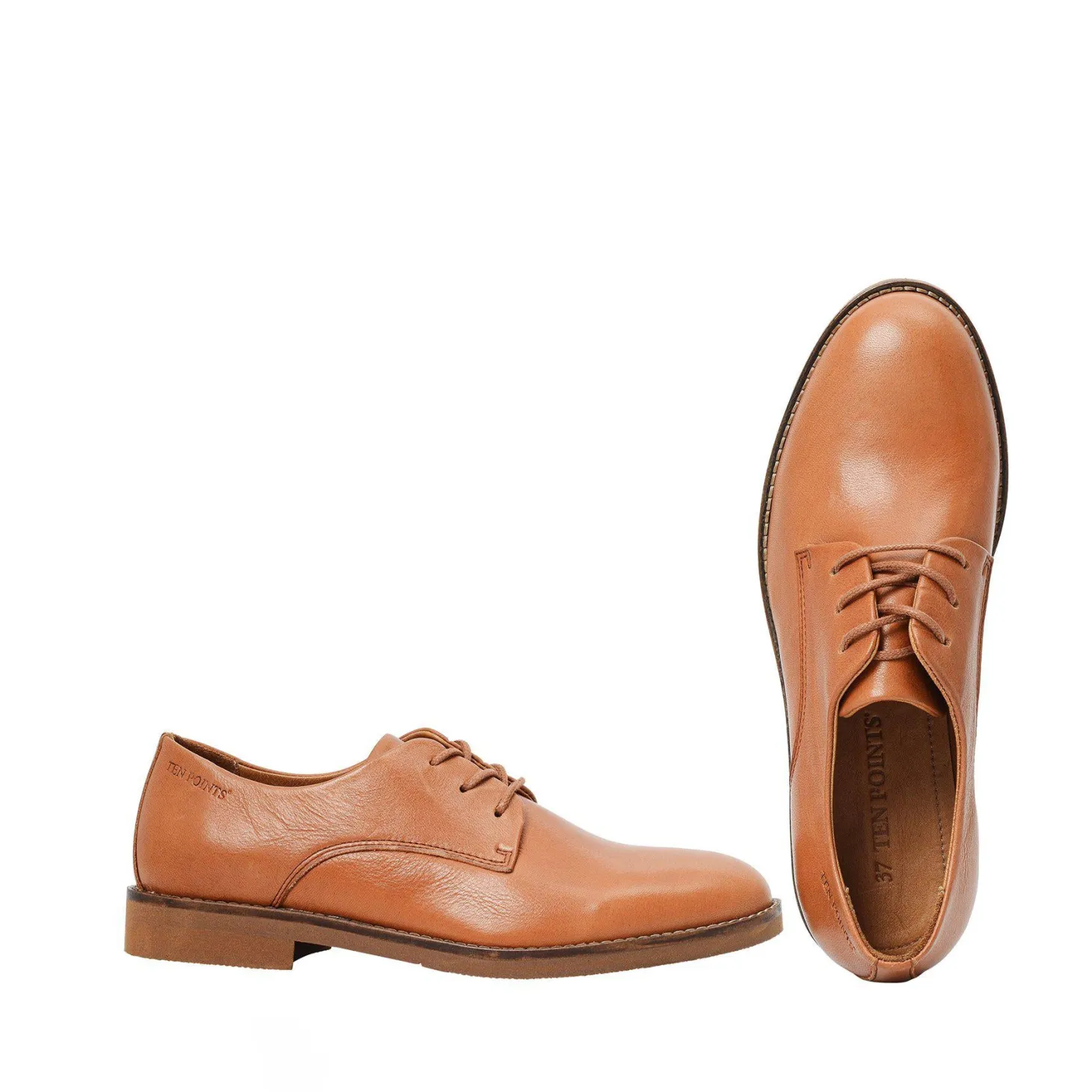 Vera Laced shoes — Cognac